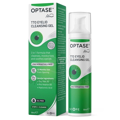 OPTASE Tea Tree Oil  Eyelid Cleansing Gel